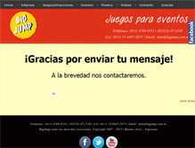Tablet Screenshot of bigjump.com.ar